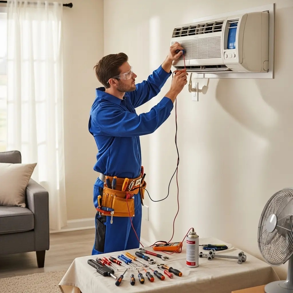 Yenimahalle Whirlpool Whirlpool klima gaz dolumu ve bakım – Enerji verimliliği artırıldı. - Teknik servis örneği